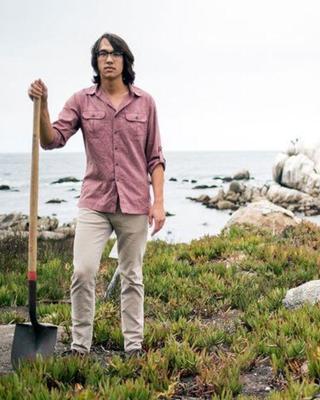 a person standing outside