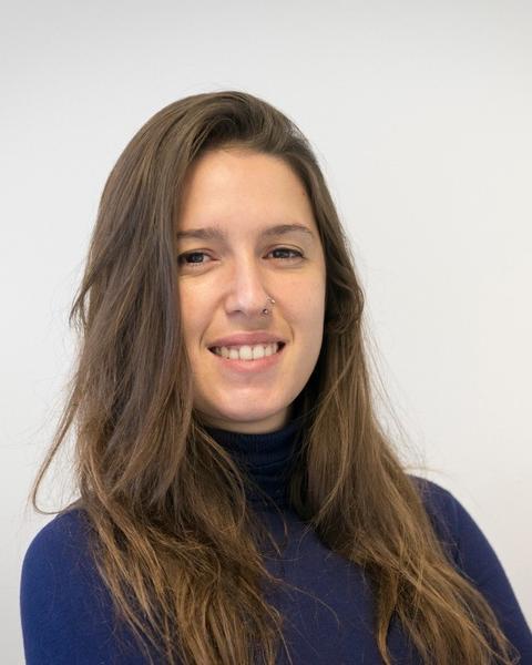 a person in front of a blank background